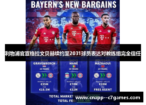 利物浦官宣格拉文贝赫续约至2031球员表达对教练组完全信任 利物浦官宣格拉文贝赫续约至2031球员表达对教练组完全信任